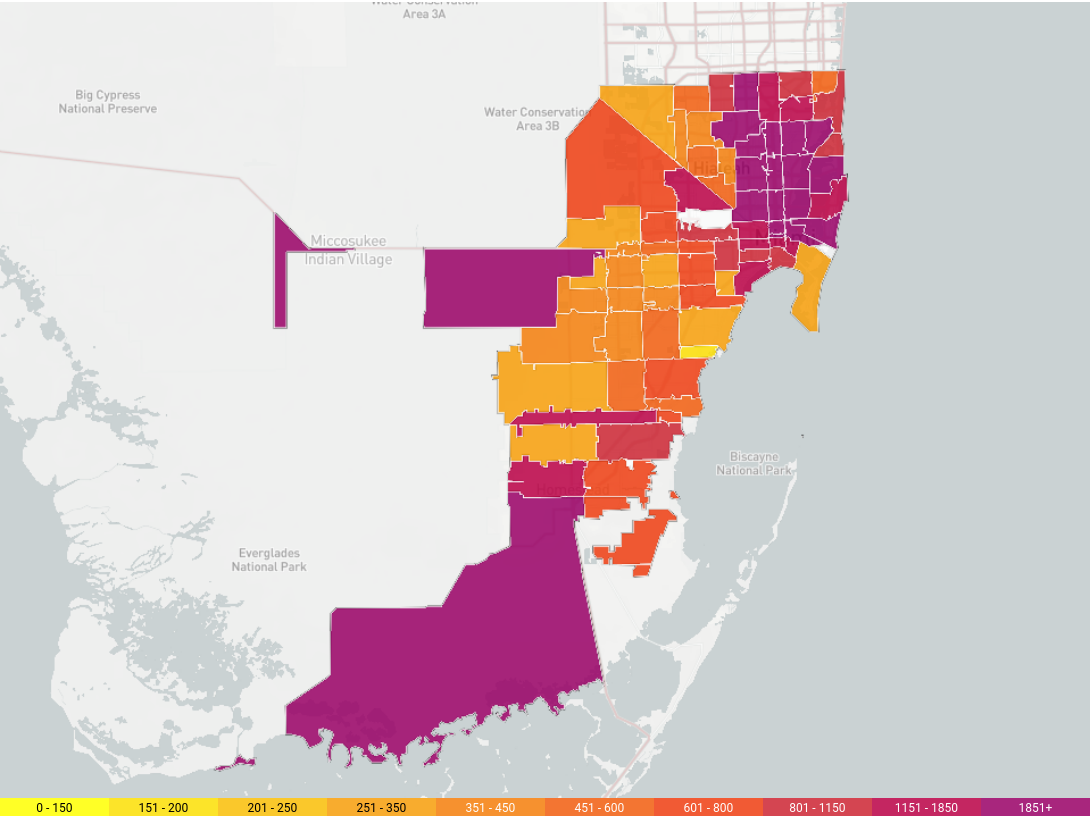 dating demographics in miami vs nyc