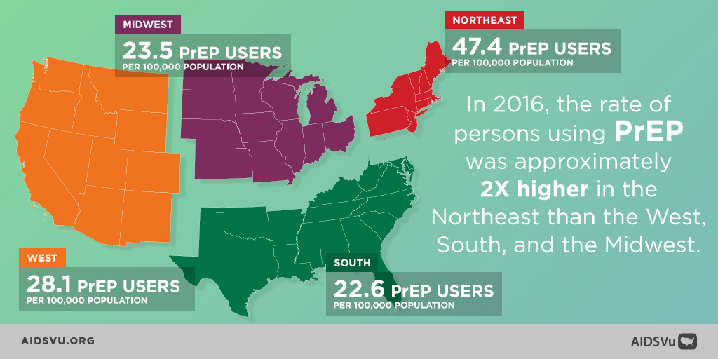 AIDSVu has released the first-ever interactive state-level PrEP use maps. Share AIDSVu's PrEP infographics today.